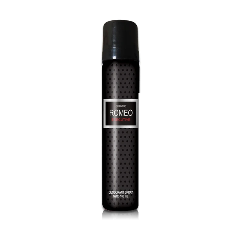 Top Selling Fresh Woody Smell Shantos Romeo Black Executive Deo Spray 100ml