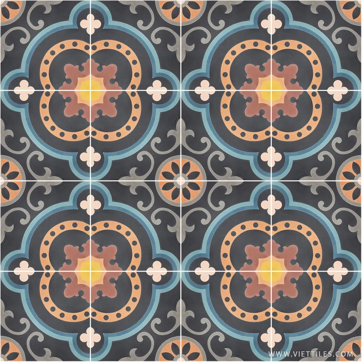 Цементная плитка ручной работы во Вьетнаме