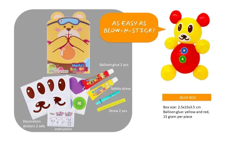 magic balloon modelling set