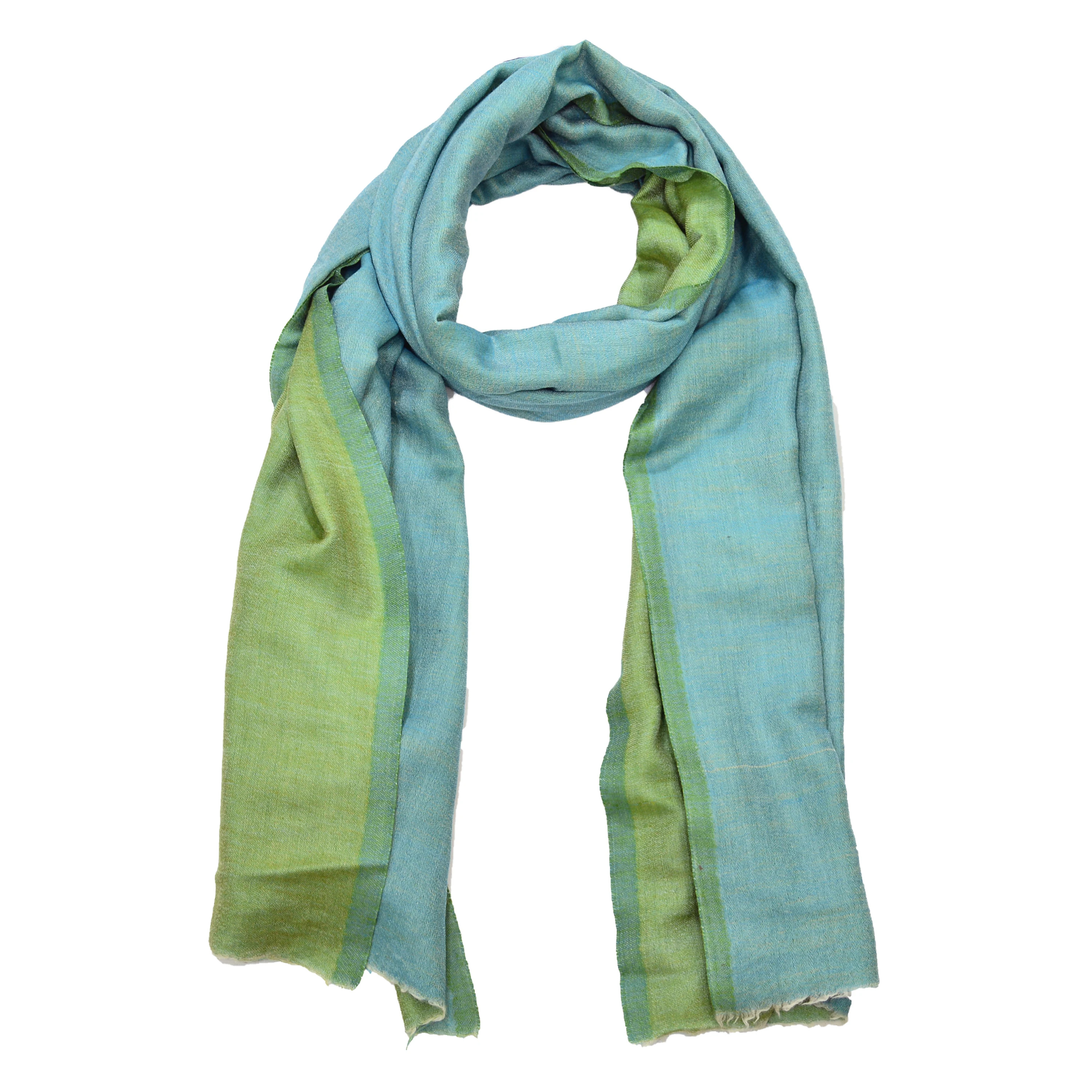 Pashmina two color double sided soft light very soft woven Reversible Woven scarf stoles shawls