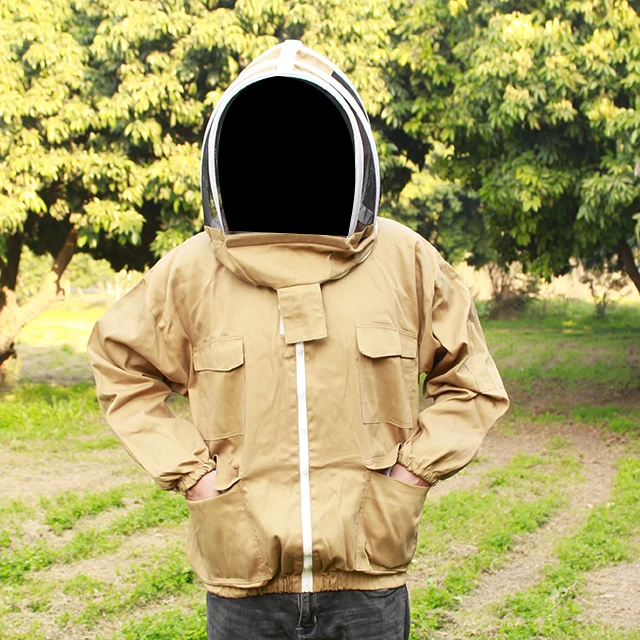 Protective bee keeping hat with veil for beekeeper