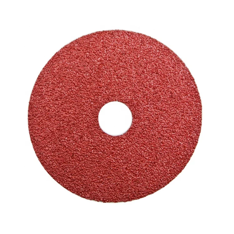 SATC Fiber Sanding & Grinding Discs Abrasive DISC Aluminum Oxide Resin Industrial Grade 4.5 X 7/8 Inch Center Hole P36 Grit