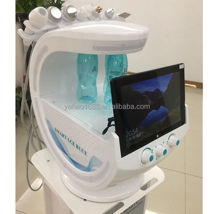 7 in 1 Smart Skin Analyzer Oxygen Water Peeling Hydro Facial Microdermabrasion Machine