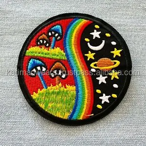 Custom full embroidered patches Eco-friendly New Design Customized Embossed Logo Silicone PVC Low MOQ Logo Letter