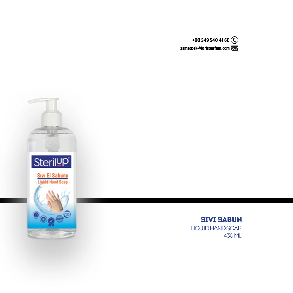 
 Жидкое гигиеническое антибактериальное мыло Steril Up 430 мл  