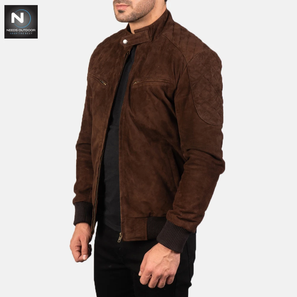 New Jacket For Men In Autumn/Winter 2021 Fashion Casual Leather Embroidered Jacket In Winter Velvet Jacket