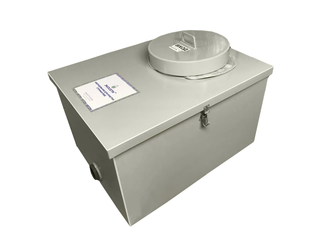 Полипропиленовая пескоструйная ловушка 520*470*370 мм OVP 50 серии «Cleaning-M» для очистки сточных вод