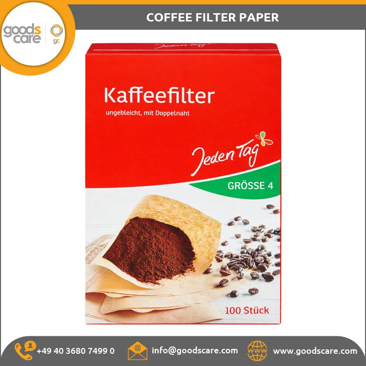 Частная Этикетка/пользовательская этикетка отличное качество фильтровальная бумага для кофе сделано в Германии продажи