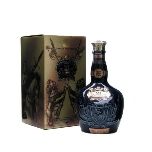 
100% 21YRS 70CL GIFT PACKING WHISKY ROYAL SALUTE WITH 40% VOL. 