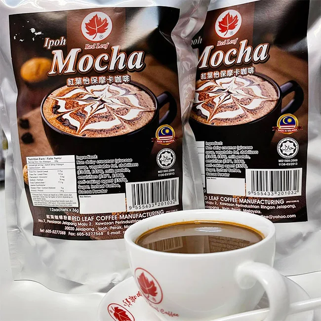 Hot Selling Mocha Flavor Coffee Powder Coffee with Chocolate Best For Office Coffee Breaking Enjoy with Colleagues