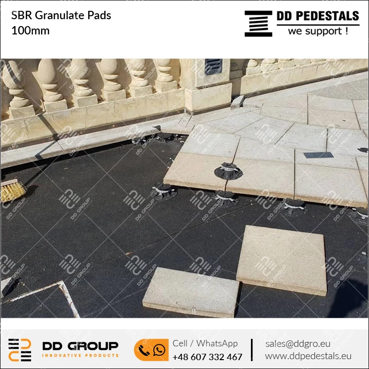 Лидер продаж высококачественные регулируемые брусчатые тумбы SBR 100 гранулятные колодки по лучшей цене