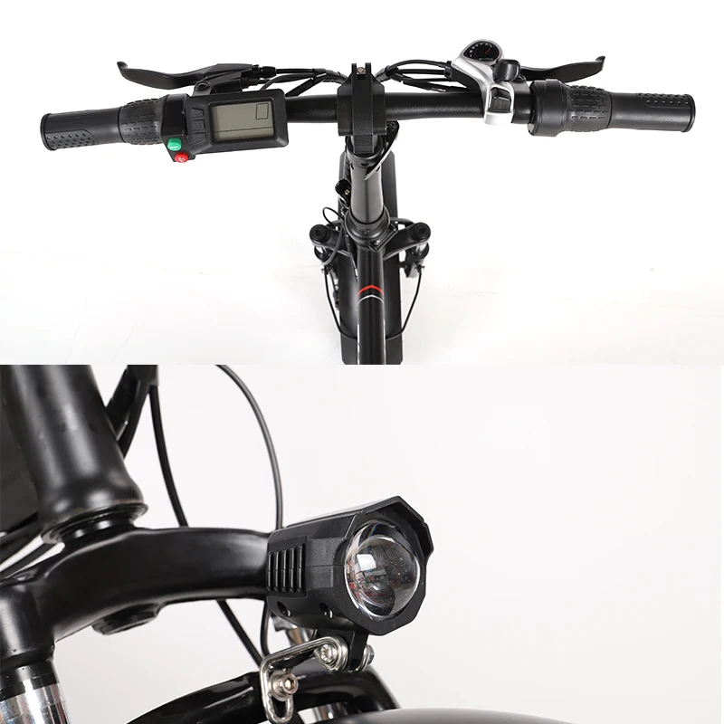 New high cost performance 20 inch fat tire 20*4.0 folding electric bike 48v 500W lithium battery