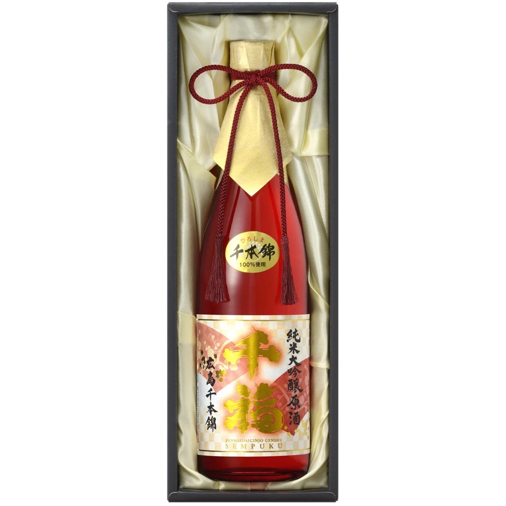 Premium ferment beverage senbonnishiki junmaidaigijo genshu 720ml wine