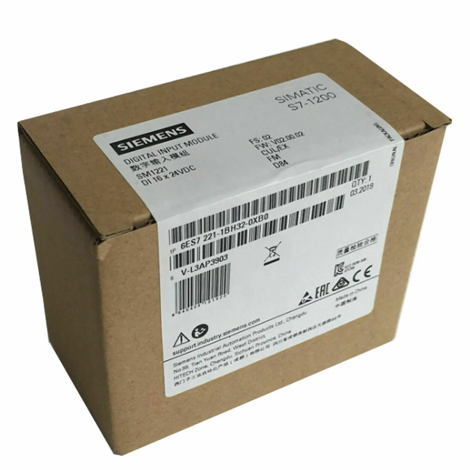 Siemens SIMATIC S7-1200 Digital Input SM 1221 6ES7221-1BH32-0XB0 In Stock