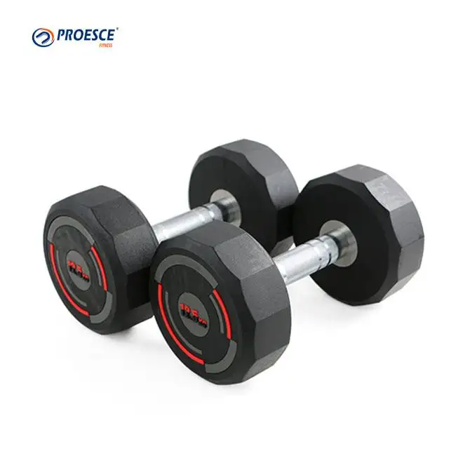 Pev eco-friendly dumbbell sets for bodybuilding with nopn-slip chromed handle 40KG 30KG 48KG