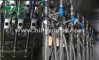 
High Efficiency 4 or 6 Automatic Nozzles Line Filling Machine For Glass and PET Bottle/nozzle of injection machine 