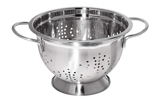 Manufacturer Direct Price Stainless Steel Colored Colanders/ Fruit Strainer/ Colorful Metal Colander