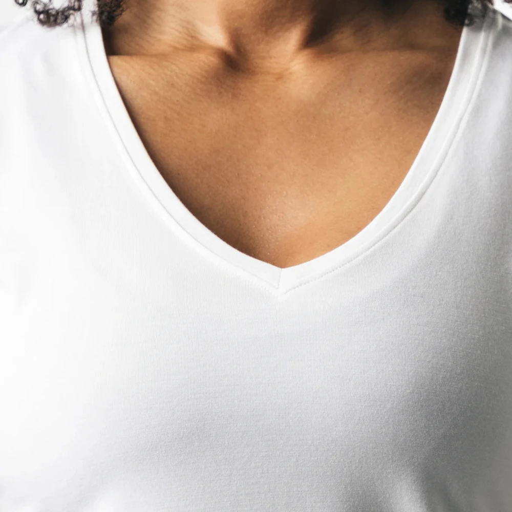  Модная Высококачественная женская футболка на бретельках с V-образным вырезом