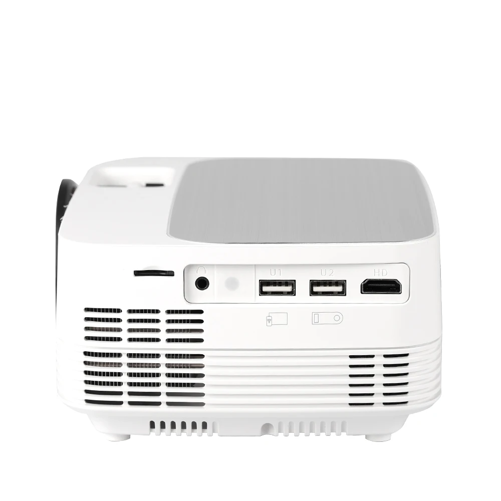 [Factory Cheap Price Mini LED HD Projector] Good Performance HD LCD Light Nice Design with Touch Panel Home Movie Theater