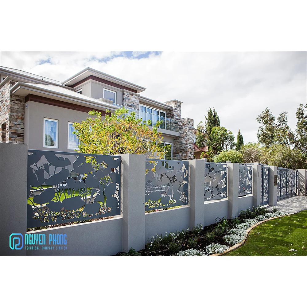 Supplier Exporter In Stock Vietnamese Laser Cut Stainless Steel Fence Manufacturer