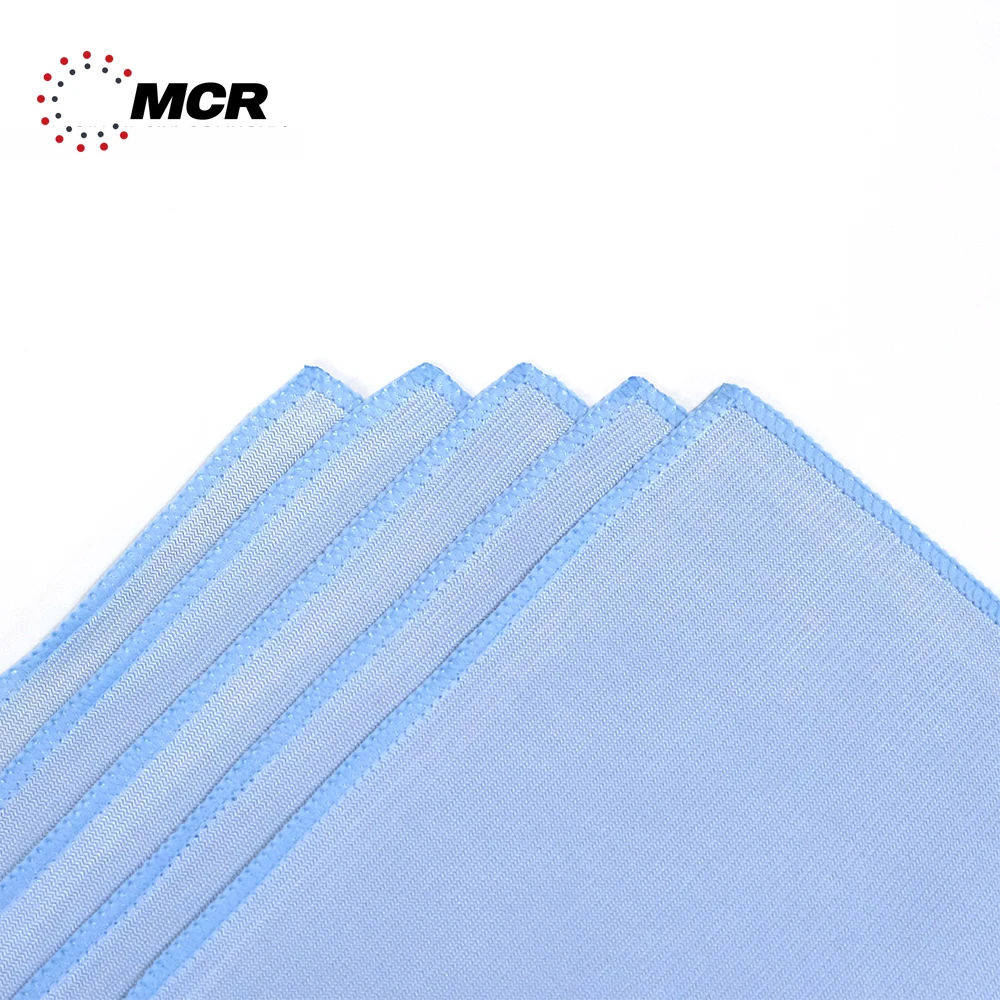 GLASS CLEANING MICROFIBER WINDOW TOWEL 320gsm Household Kitchen Dish High Quality Lint-free Scratch-free Tricot Contructio