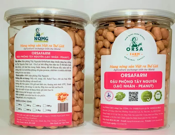 Orsafarm Peanuts 5kg/pack - Wholesale Factory Price Rich organic protein Kernel Raw Peanuts Kernel Peanut from Viet Nam