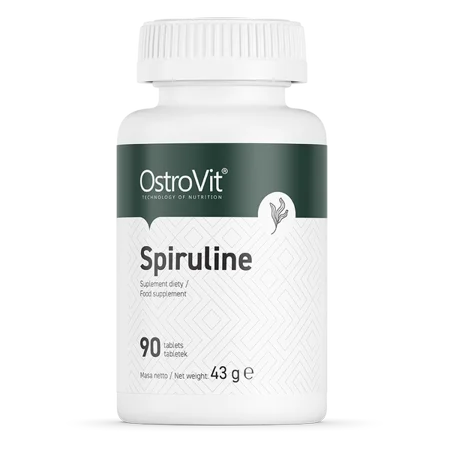 
OstroVit Spiruline 90 tablets algae great for vegetarians the highest amount of protein elps strengthen the immune system 