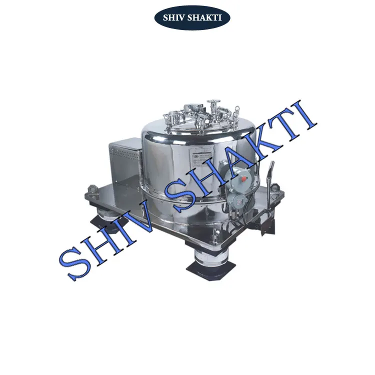 Pharma Grade Mirror Polished Finishing Customized Size Top Discharge Centrifuge Machine from Trusted Manufacturer