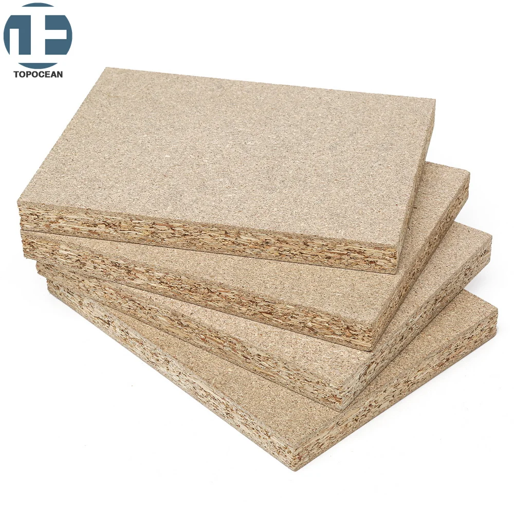 TOPOCEAN F2/E1 4*8ft 1220*2440mm 15mm thicknesss Laminated Particle Board Mfc Board Mdf Flakeboards chip board melamine