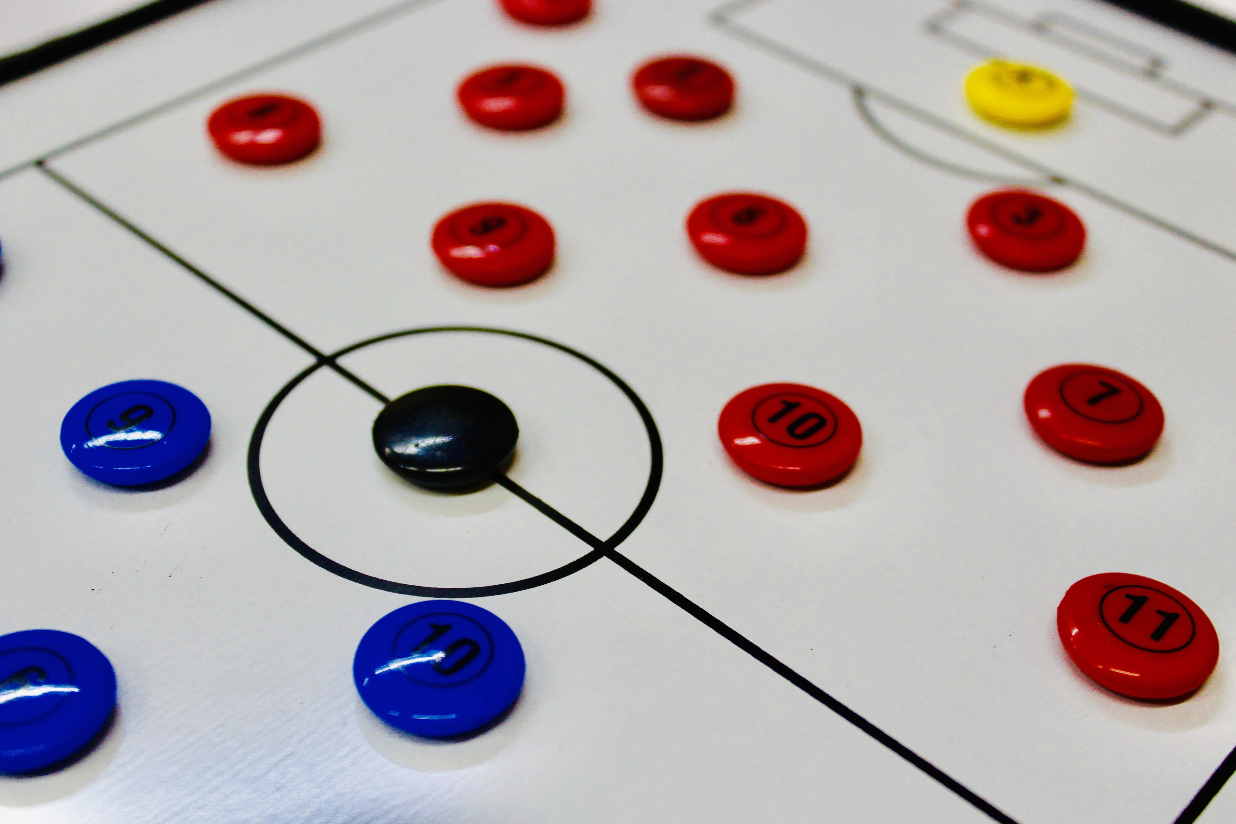 Pepup Magnetic Football/Soccer Coaching Board ,Tactics Clipboard Folder with Zipper Closure,Marker Pen, Coins to Master Strategy