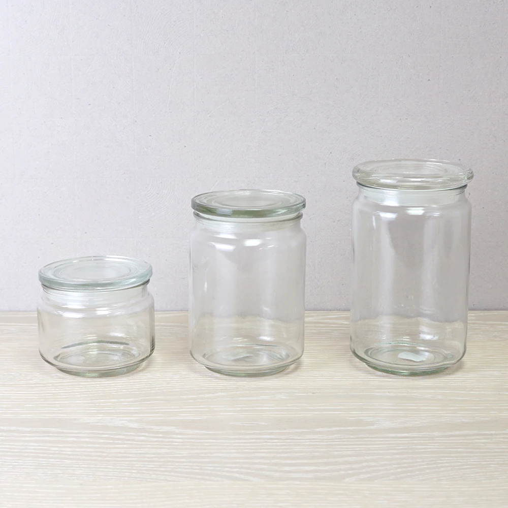 HNA Large Big Jumbo 10 Liter Airtight Clear Canning Glass Container for Food Storage