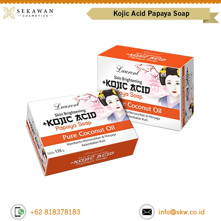Latest Fresh Quality Papaya Fragrance Bulk Selling Kojic Acid Papaya Soap