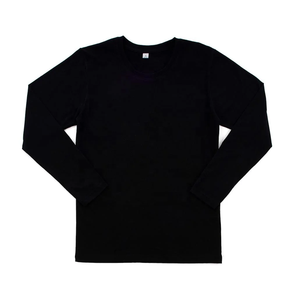 High Quality Clothing 2022 Black 100% Cotton T shirt Short Sleeve Design and Smart Casual Style Custom Printing Made in Thailand
