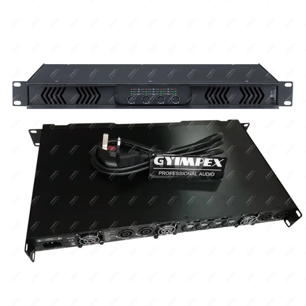 D100 Upgraded Karaoke 4 Channel switching power amp professional audio switch power amplifiers DIGITAL AMPLIFIER