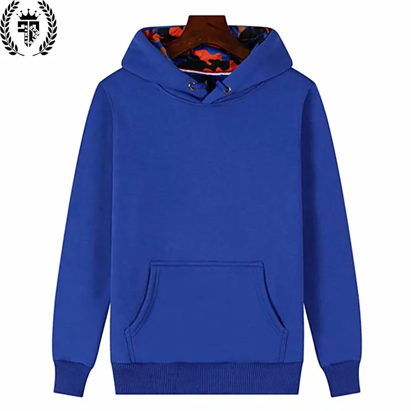 Wholesale Wool Pullover Men Hoodies Sweatshirt Terry hooded Sweatshirt