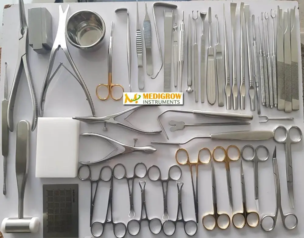 
Rhinoplasty nose surgery instruments set of 53 Pcs,please surgery instruments 