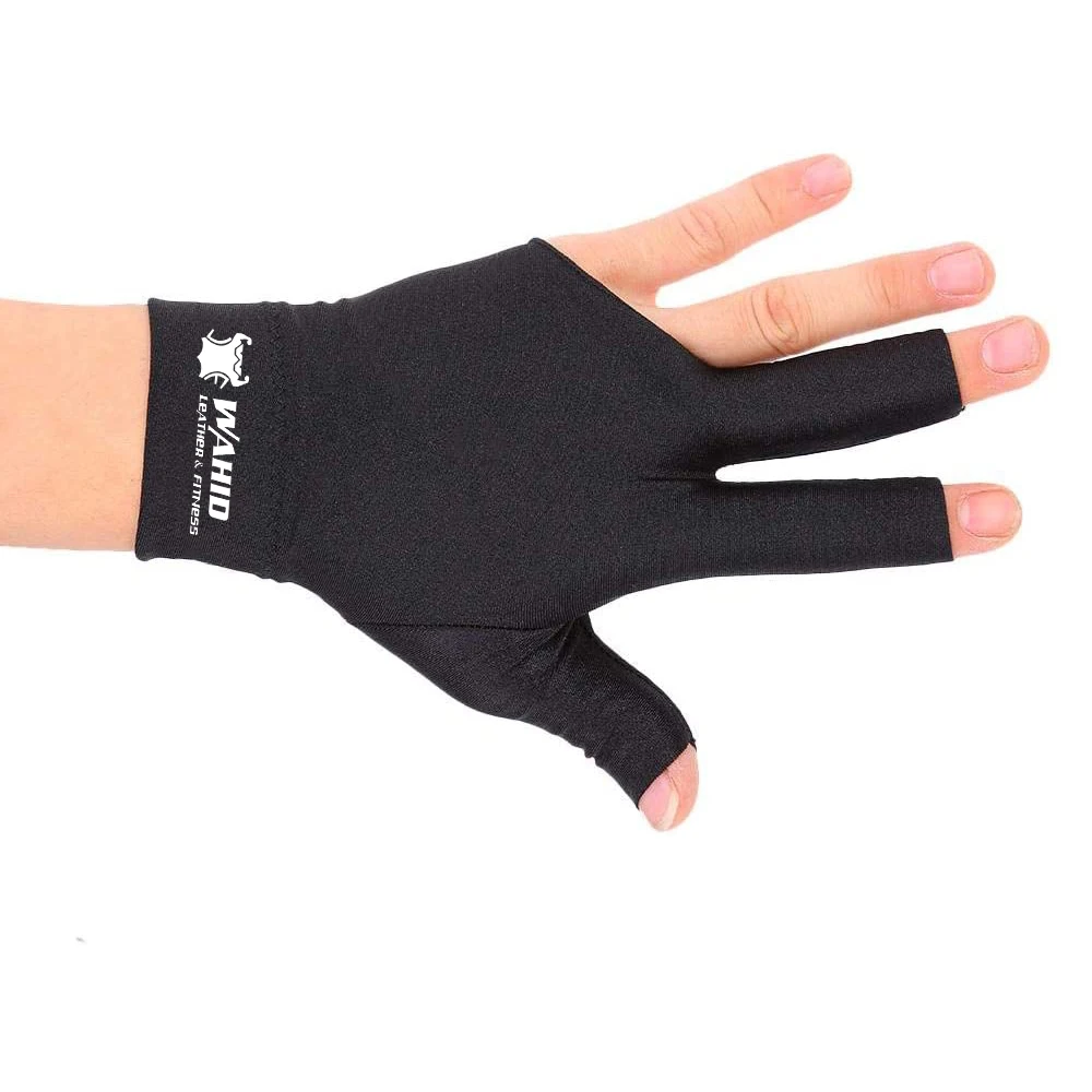 Elastic at the wrist for a good fit Best Cue Gloves Billiard Pool Gloves Spandex Lycra Material Stretchable New Arrival 2022