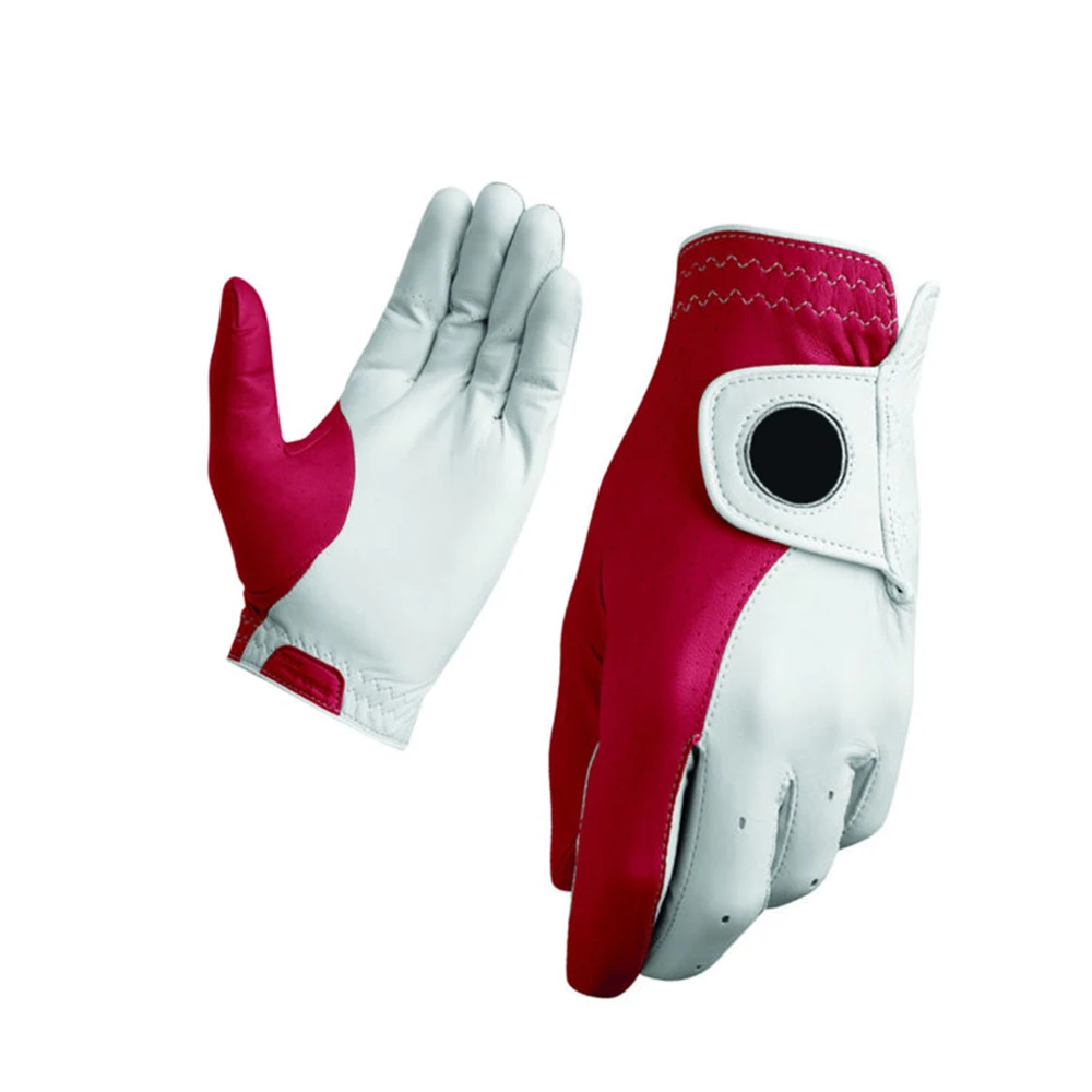 Новый дизайн индивидуальный логотип высококачественные кожаные спортивные перчатки для гольфа левой или правой руки