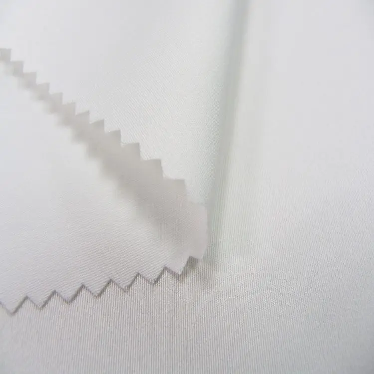 LCFC002 Taiwan 3/2 Twill 100 Polyester Smooth Soft Satin Bridal Fabric