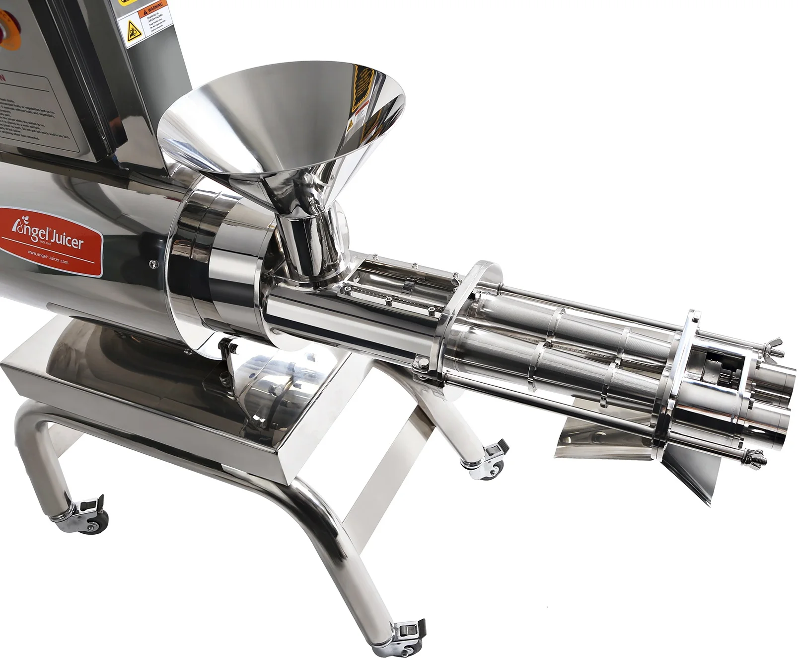 100% stainless steel Twin-gear juicer CE, GS certified for commercial applications like hotels Made in Korea