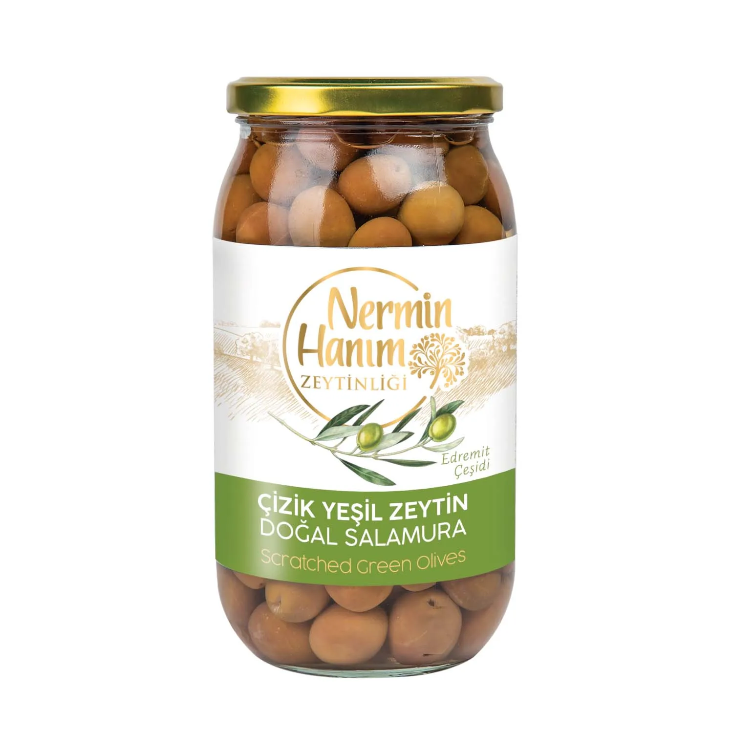 Best Price and Organic Jumbo Fermented Canned Olives Green Olives from Turkey 0,65 kg Jar