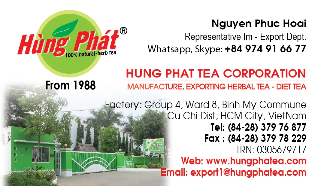 Vietnam Herbal Reishi Mushroom Flavored Bagged Tea GMP HACCP ISO Certified Organic Slimming Tea with 2 Years Shelf Life