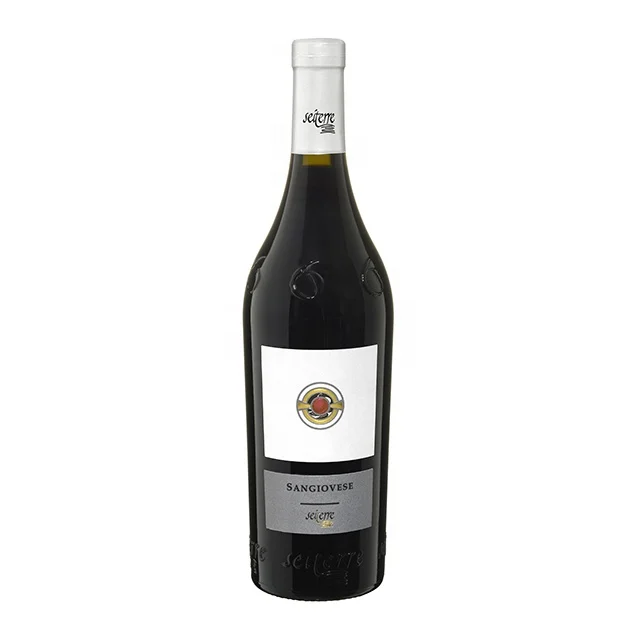 Pleasant Italian Origin Sangiovese IGT 750 ml Glass Bottle Good  Dry Red Wine for Export