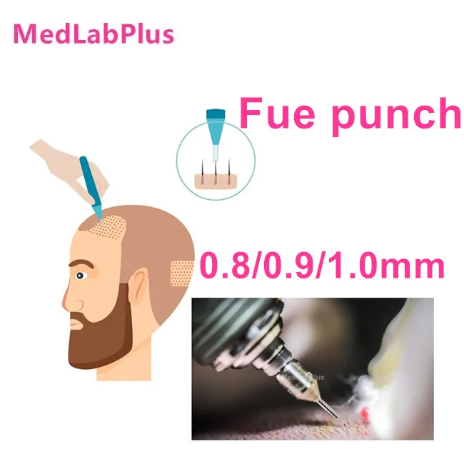 
0.7mm 0.8mm 0.9mm 1.0mm Fue Punch hair transplant machine hair transplant equipment 