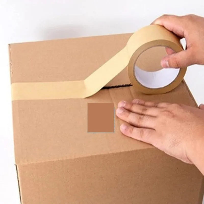 Best Self-Adhesive Kraft Paper Tape from Vietnam Custom Request Print Logo Acrylic Adhesive for Packaging Carton Sealing