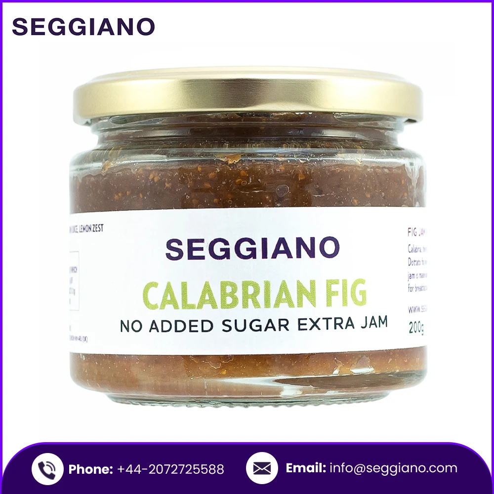 Condiments Fruit Jam Seggiano Fig Conserve Calabrian Pure Fruit Jam 200g