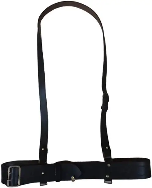 
sambrowne duty belt /sword frog and cross strap belt 
