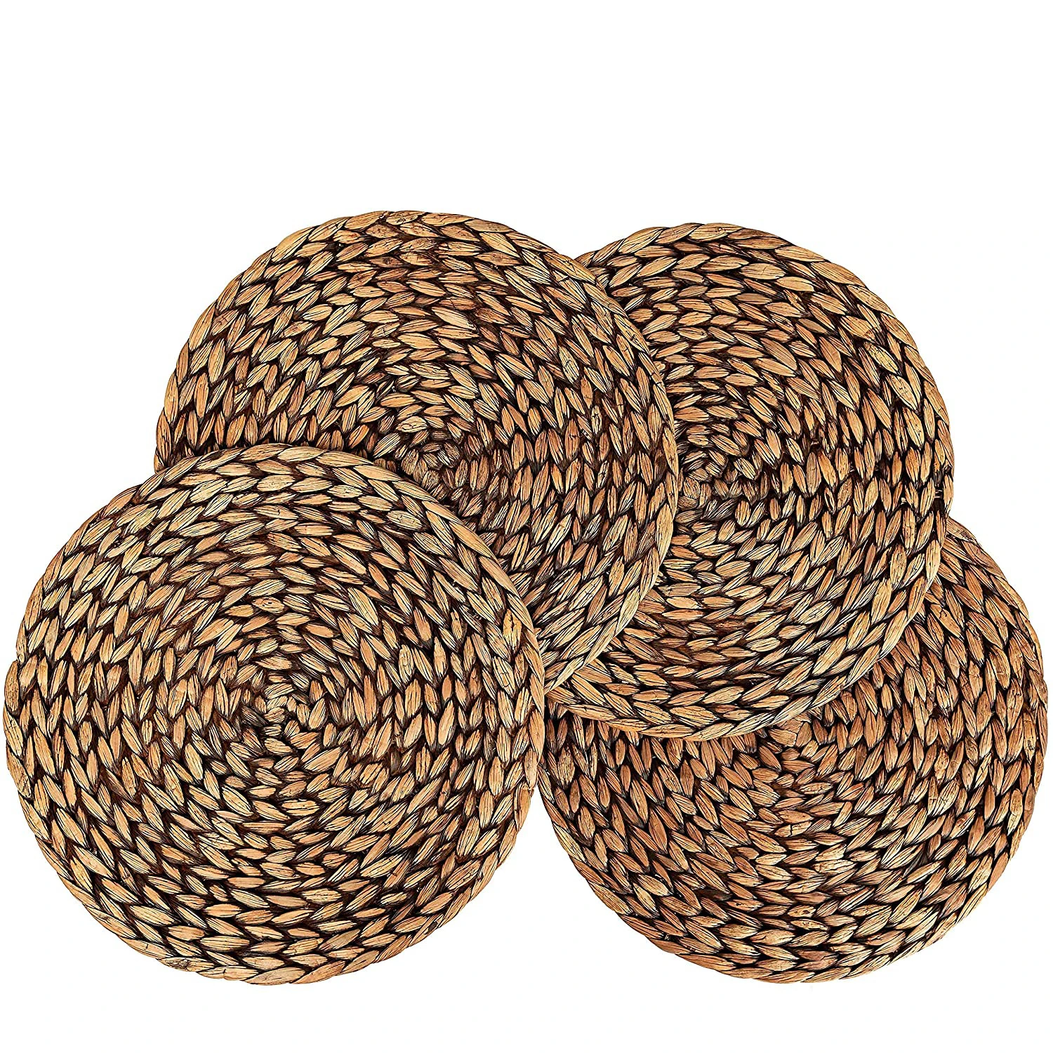 Placemats set of 4 for dining table with water hyacinth material / GK71