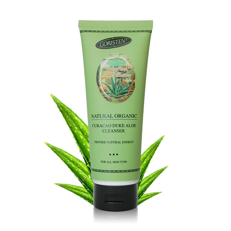 korea skin care anti black head simple face clean oil-control aloe vera best face wash for oily skin