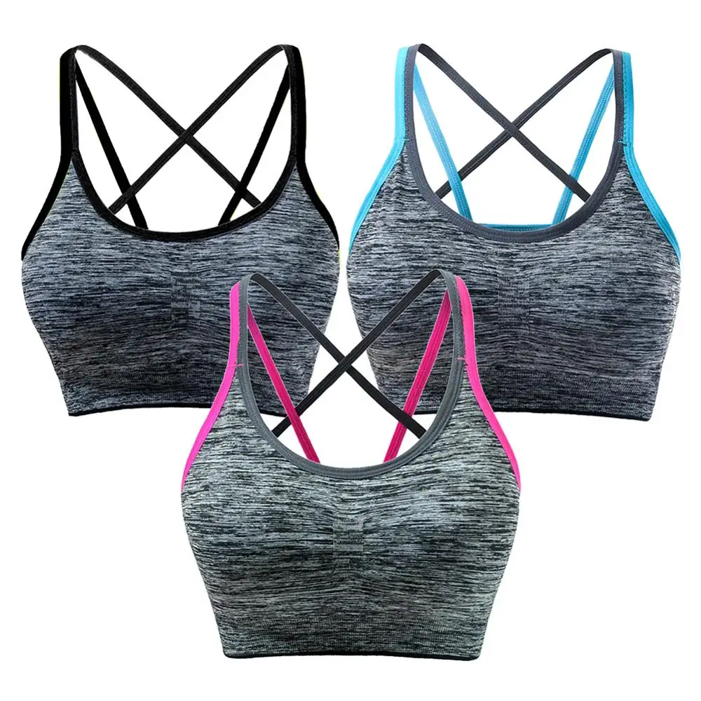 Укороченный спортивный бюстгальтер с открытой спиной сочетает в себе стиль и функциональность бесшовный средней поддержки что делает его отличным дополнением